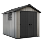 keter oakland 759 abri de jardin avec porte double battant et fenêtre 229x287x242 cm