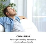 KLARSTEIN Phantasma Manor - cheminée à l'éthanol, 3,4 KW, brûleur de sécurité, Isolation en céramique, autonomie 2,5h, jusqu'à 30m², Aide à l'extinction, inodore, Verre de... – Image 4