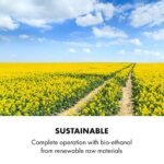 KLARSTEIN Phantasma Manor - cheminée à l'éthanol, 3,4 KW, brûleur de sécurité, Isolation en céramique, autonomie 2,5h, jusqu'à 30m², Aide à l'extinction, inodore, Verre de... – Image 5