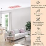 Klarstein Smart Chauffage Infrarouge, 700W Radiateur Electrique Plafonnier, Télécommande, Détection de Fenêtre Ouverte, IP44, Chauffage Fixé au Plafond, Thermostat, Econome en... – Image 2
