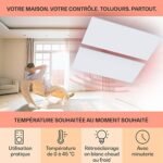 Klarstein Smart Chauffage Infrarouge, 700W Radiateur Electrique Plafonnier, Télécommande, Détection de Fenêtre Ouverte, IP44, Chauffage Fixé au Plafond, Thermostat, Econome en... – Image 3
