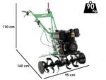 lampacrescia mgm dl914 motobineuse diesel 7 cv moteur loncin