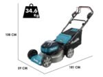 makita lm004jb101 tondeuse à batterie coupe de 53 cm bac de 70 l 64v 10ah