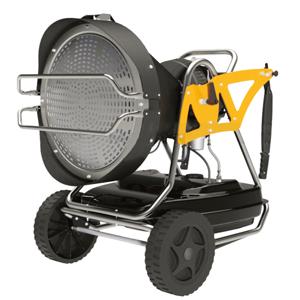 master xl 91 générateur d'air chaud à gasoil direct à infrarouge