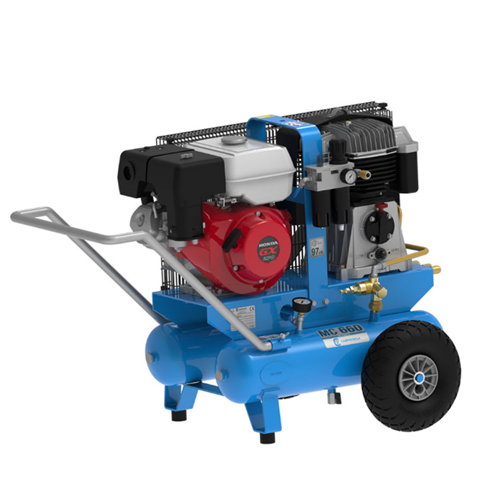 motocompresseur thermique campagnola mc 660 moteur à essence honda gx270