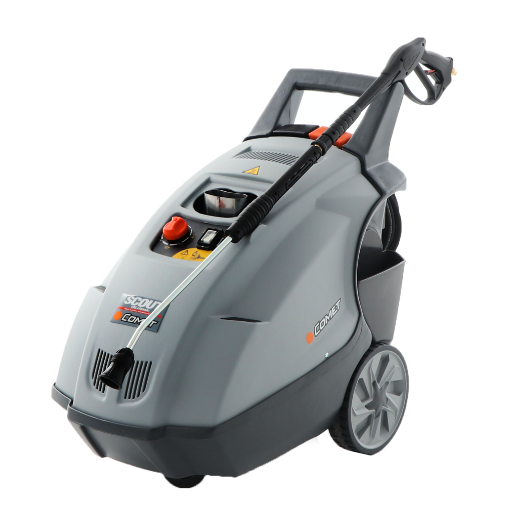 nettoyeur haute pression à eau chaude comet scout 135 classic électrique monophasé à eau chaude