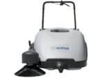 nilfisk sw750 balayeuse autotractée à batterie avec bac de ramassage 12v 46ah