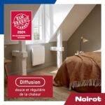 Noirot - Radiateur Électrique Walter - Inertie Fonte - Chauffage Connectable - Chaleur Douce - Gain de Place, Blanc Satiné - Certifié Origine France Garantie, NF Électricité -... – Image 2