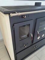 Practik Lux Poêle à bois avec compartiment de cuisson et plaque de cuisson 9,5 kW – Image 2