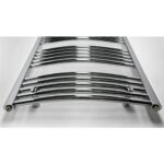 Radiateur électrique Seche-Serviette Chromé 600 Watts, Barres courbées-1175htx600l – Image 3