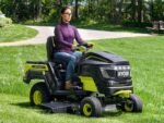 ryobi ry72tmx107 210 tracteur tondeuse à batterie 72v / 2x10ah