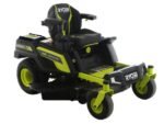 ryobi ztrx107 tracteur tondeuse sur batterie rayon de braquage zéro 72v/20ah coupe de 107cm 2en1