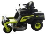 ryobi ztrx107 tracteur tondeuse sur batterie rayon de braquage zéro 72v/20ah coupe de 107cm 2en1