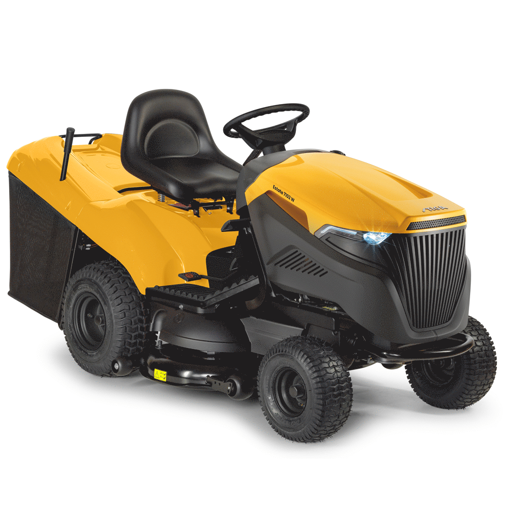 stiga estate 7102 w se 90 tracteur tondeuse boîte hydrostatique bac de ramassage mulching