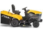 stiga estate 7102 w tondeuse autoportée transmission hydrostatique bac de ramassage mulching